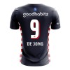 Maillot de Supporter PSV Eindhoven De Jong 9 Extérieur 2025-26 Pour Homme